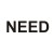 need
