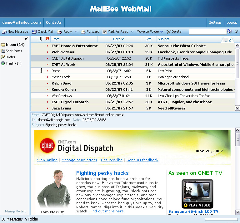 MailBee WebMail Pro