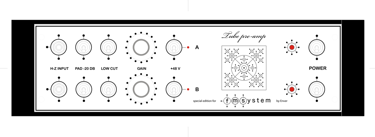 Дизайн панели аудио-усилителя для F.M.System
