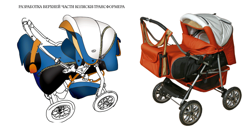 текстильный блок для коляски-трансформера