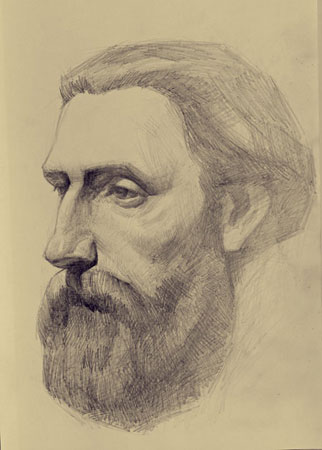 Рисунок.  Бумага, карандаш.