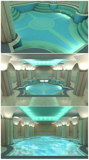3D визуализация проектов бассейна 2.