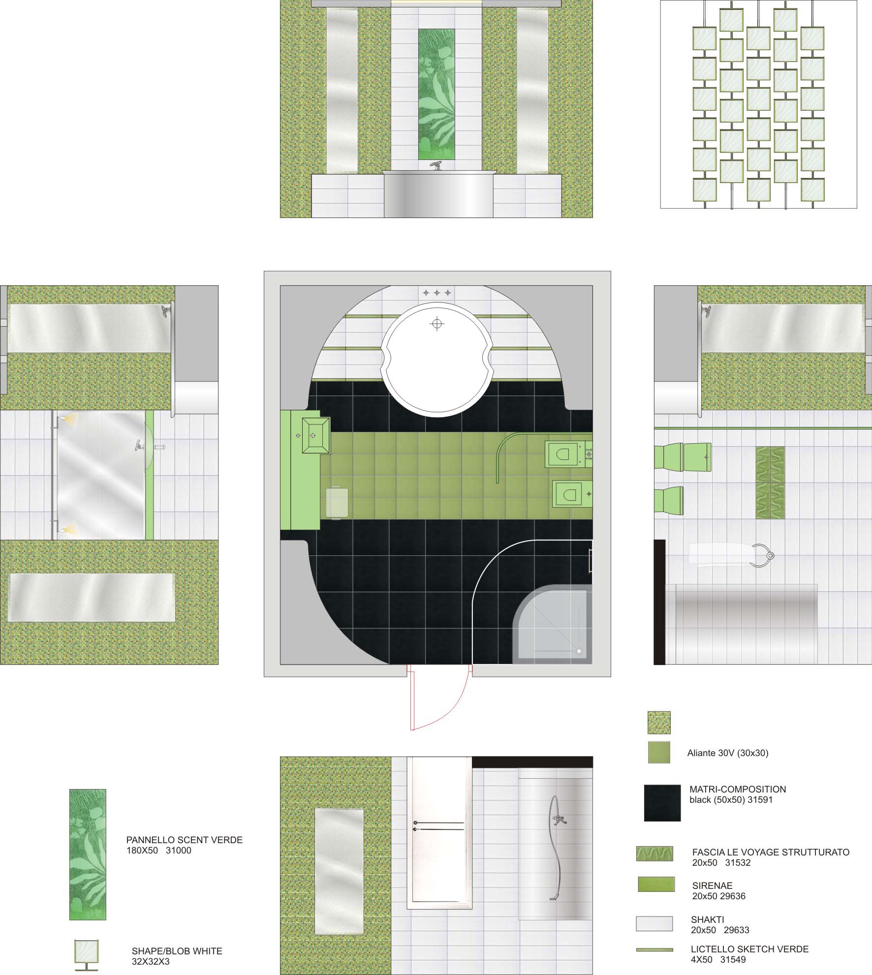 Дизайн-проект Ванной комнаты