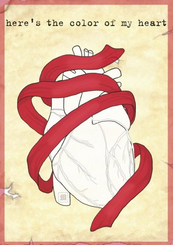 открытка ко дню Святого Валентина, 2008 г.