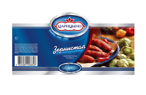 ОАО Царицыно: Линейка &quot;Premium&quot; этикетка