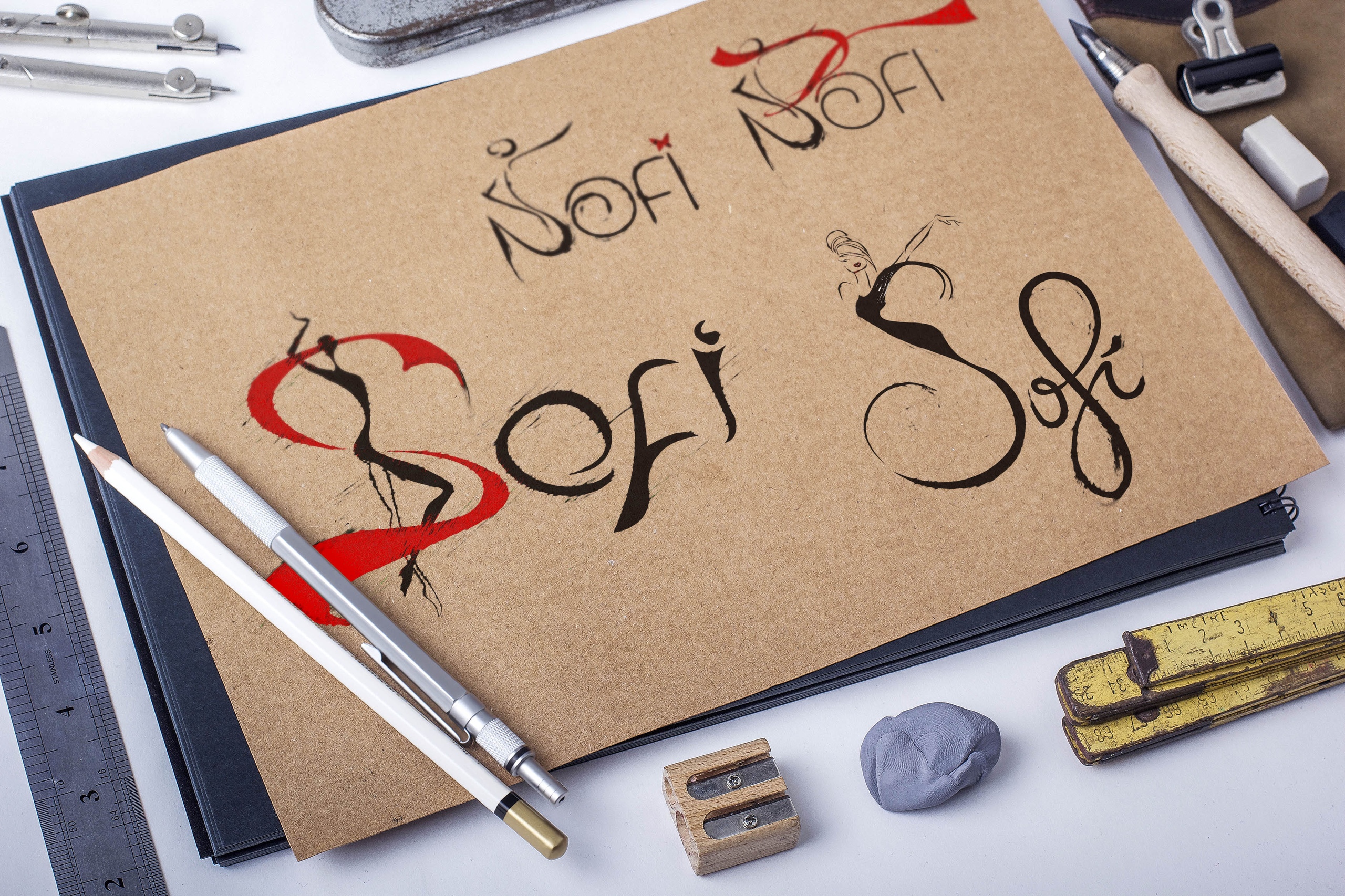Варианты логотипа и для салона красоты SOFI
