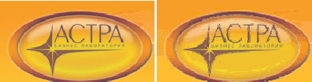 Отрисовка логотипа Астра в точках