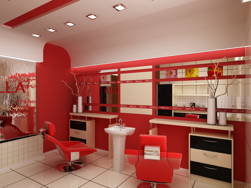 Дизайн для салона красоты Wella
