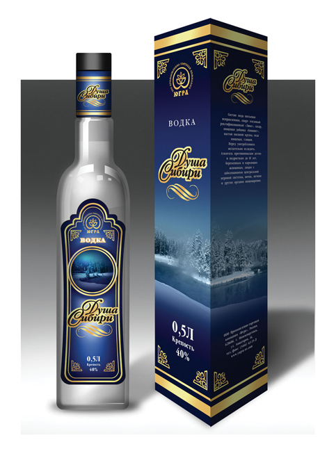 Водка &quot;Душа Сибири&quot;