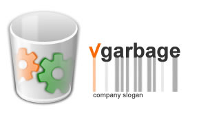 Шаблон логотипа «Утилизация мусора»