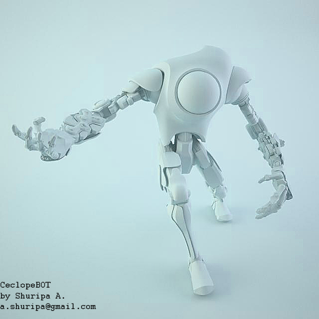 3D робот для конкурса DE:CODED^08
