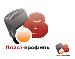 Логотип фирмы Пласт - профиль