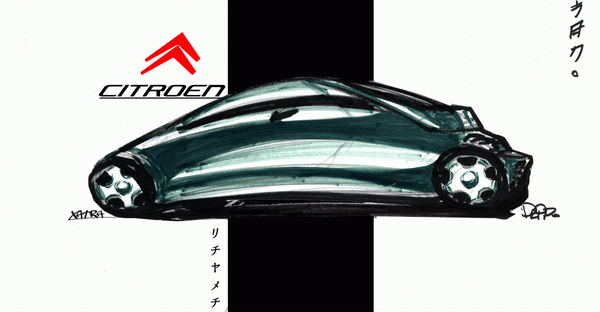 Citroёn - eco-concept (color sketch)