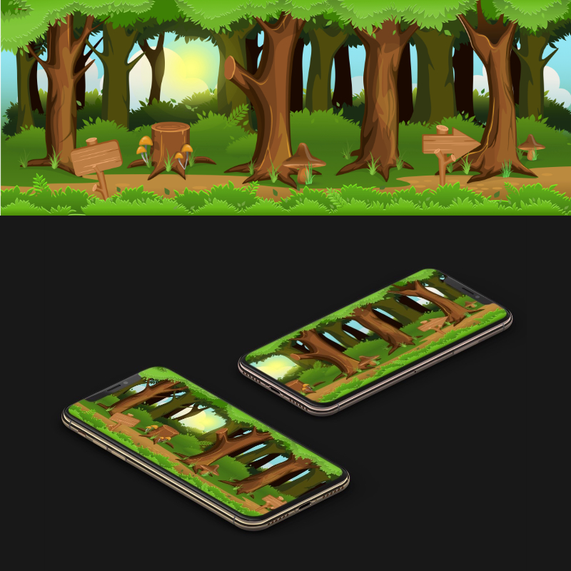FOREST GAME BACKGROUND