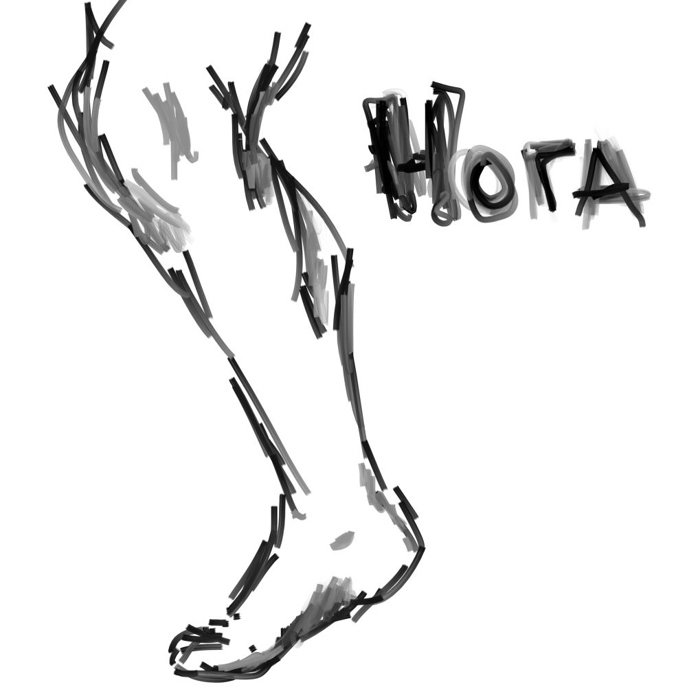 нога =)