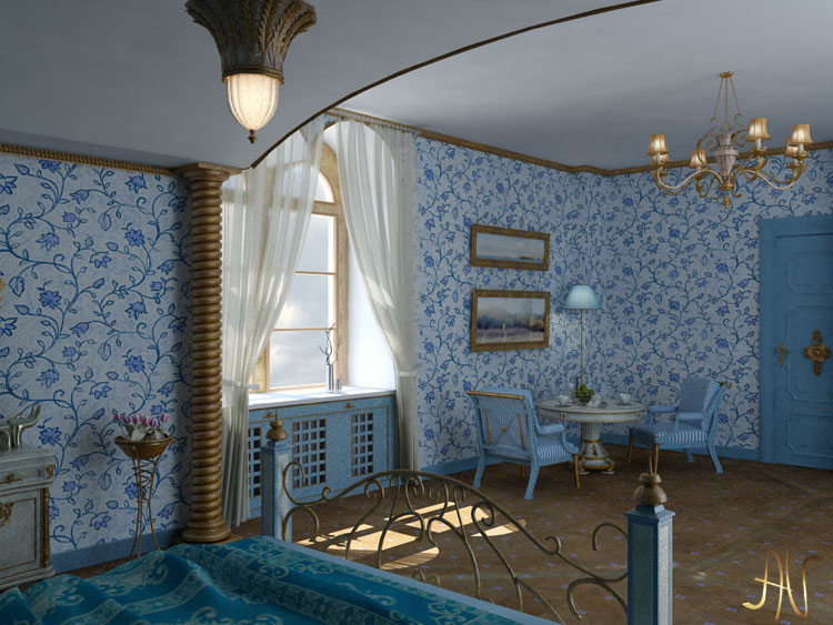 Blue room