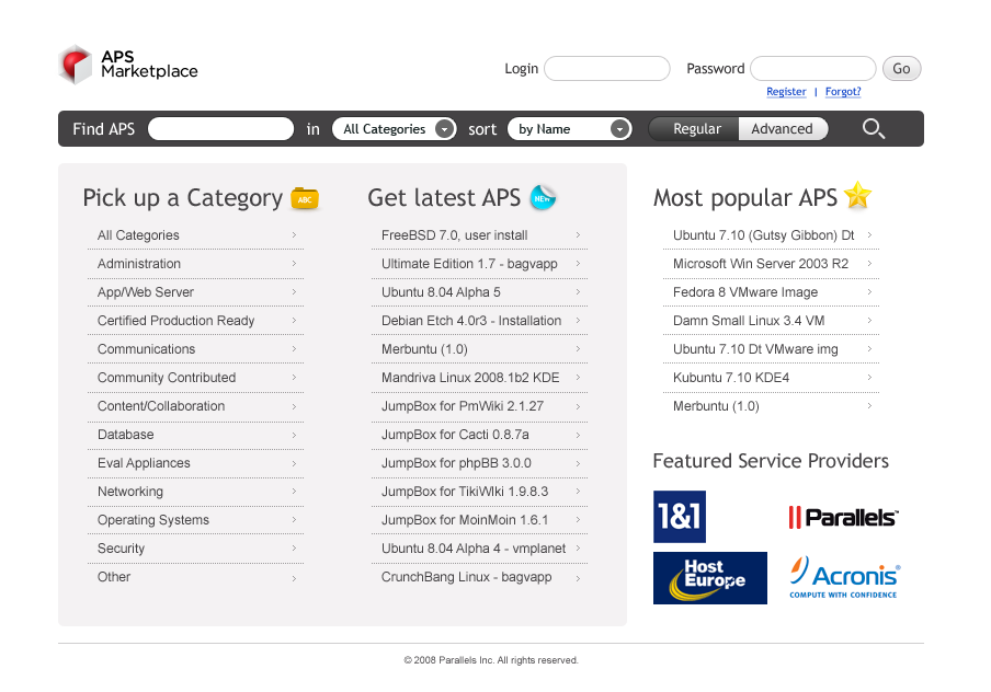 APS Marketplace