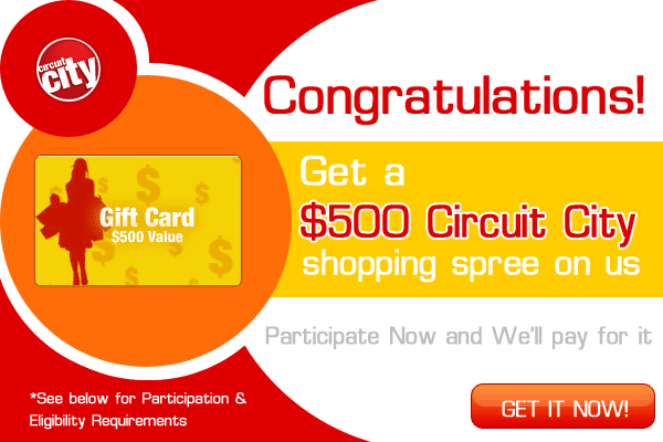 banner 600x400 for Circuit City