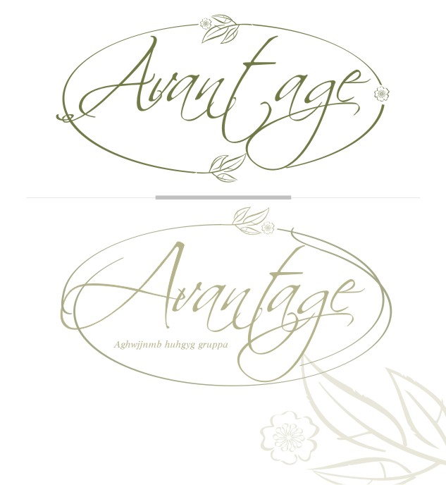 Варианты макета бренда «Avantagt»