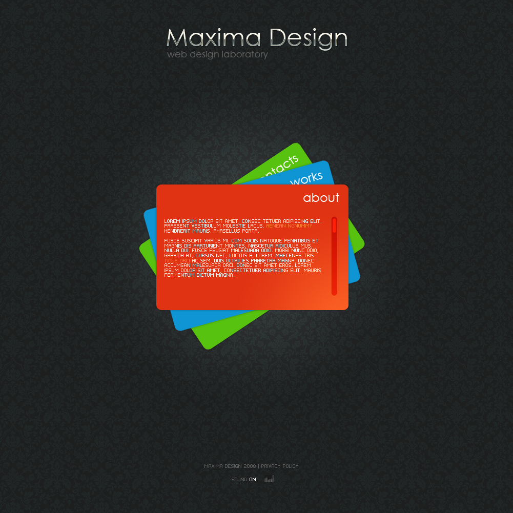 MAXIMADESIGN - &quot;ABOUT&quot;