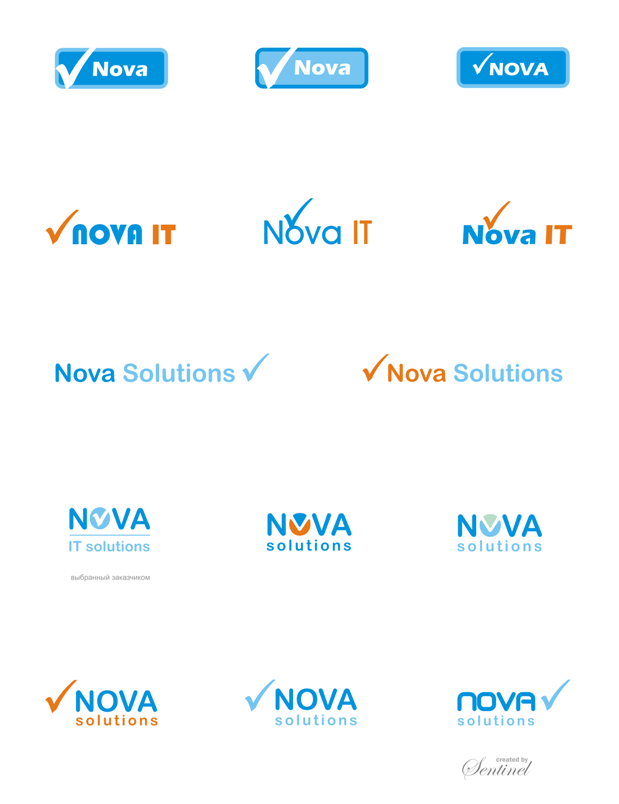 Логотипы для Nova IT Solution