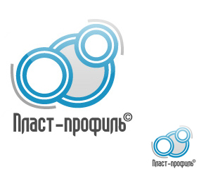 Логотип фирмы Пласт - профиль