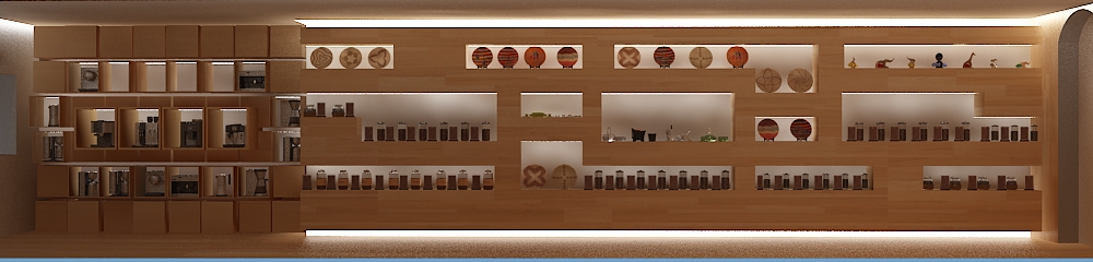 Дизайн интерьера кофейной галереи