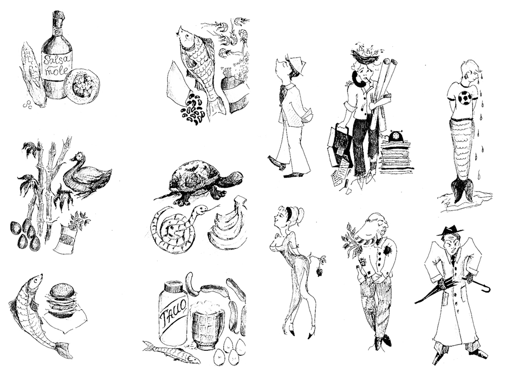caricature sketch