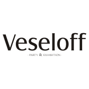 Логотип выставочного агентства Veseloff