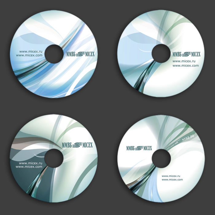 оформление CD-дисков для ММВБ