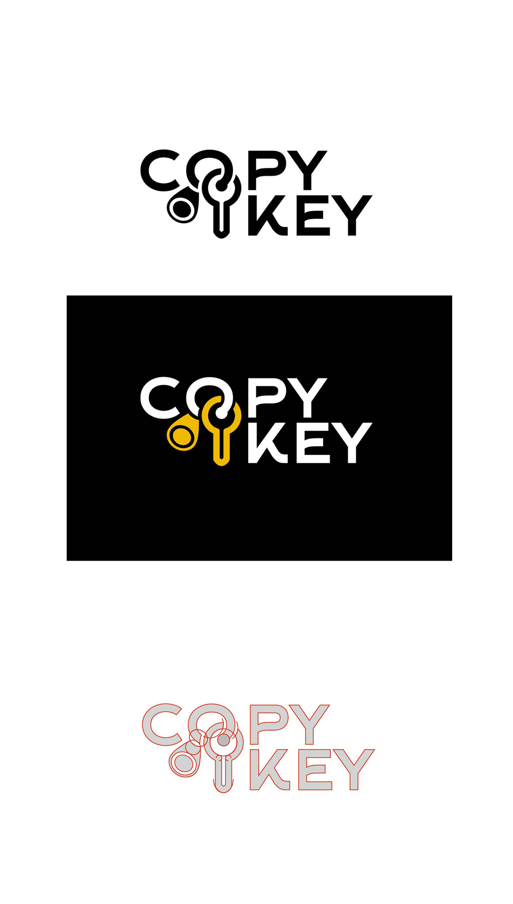 Разработка логотипа для автоматов по дублированию ключей.