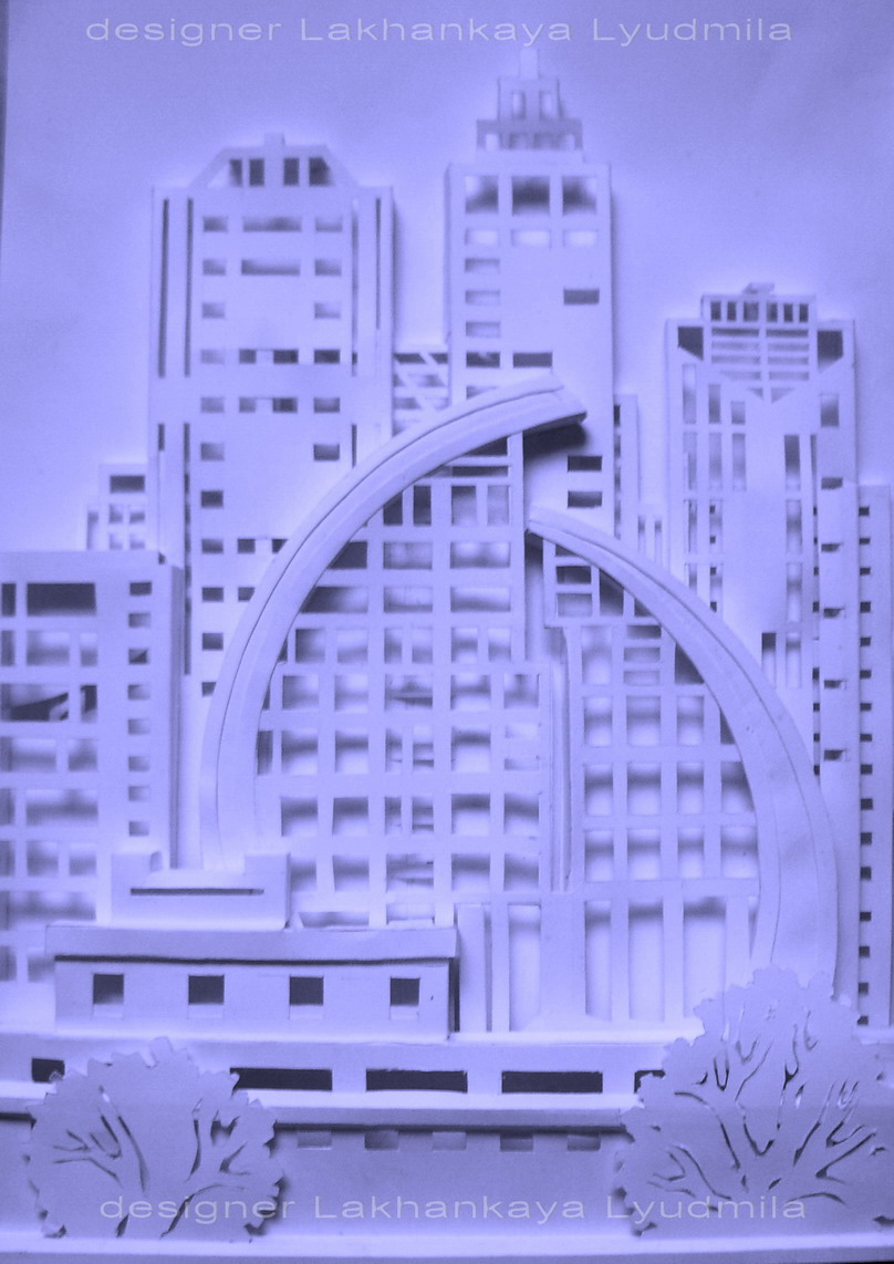 макет города