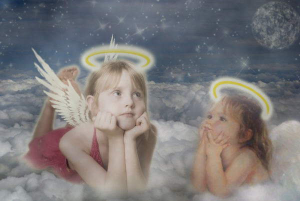 ангелы на небесах