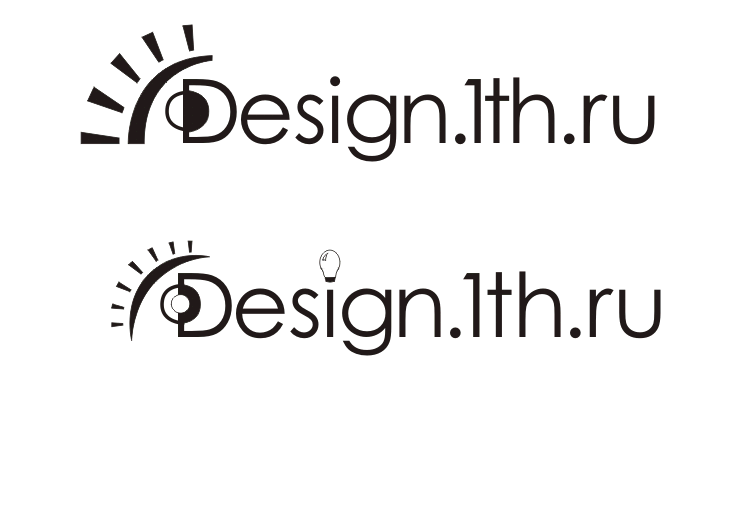 Ч/б лого design.1th.ru