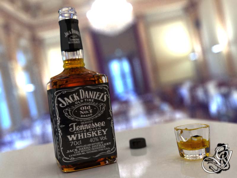 Бутылка виски Jack Daniels