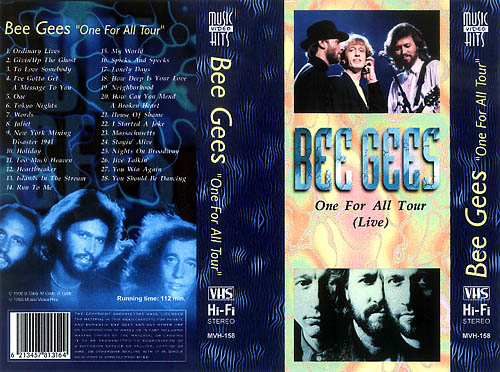 Видеокассета Bee Gees