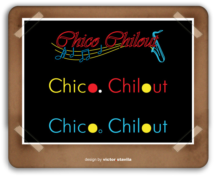 макет неона &quot;Chico Chilout&quot;