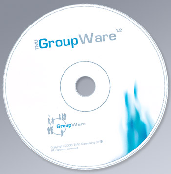 Дизайн CD диска для программного продукта &quot;TMU Groupware&quot;