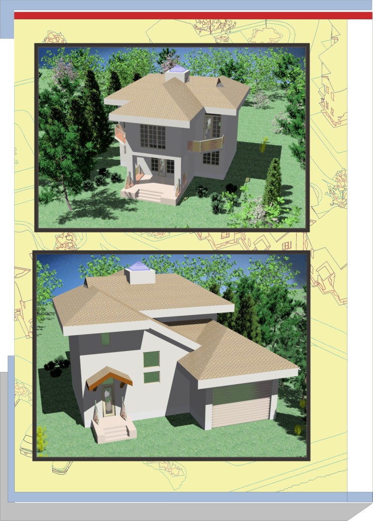 Визуализация частного дома