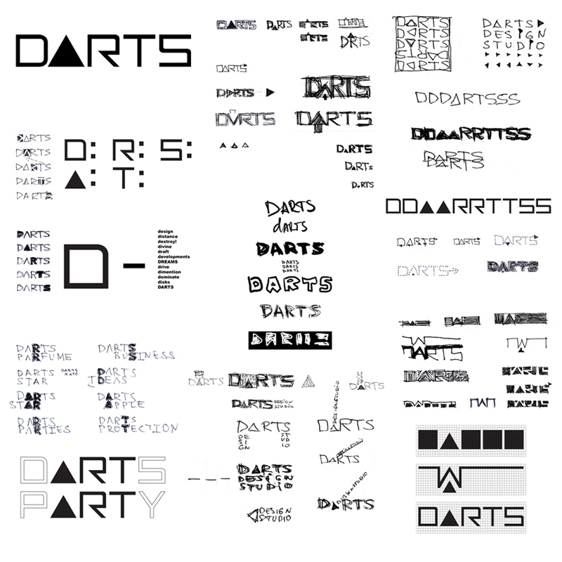 разработка логотипа &quot;DARTS&quot;