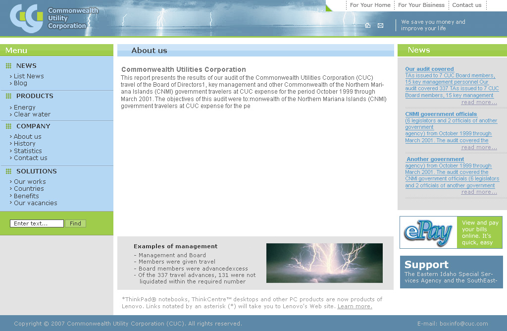 Commonwealth Utilities Corporation