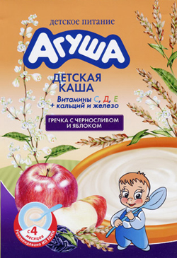Дизайн упаковок "Агуша"