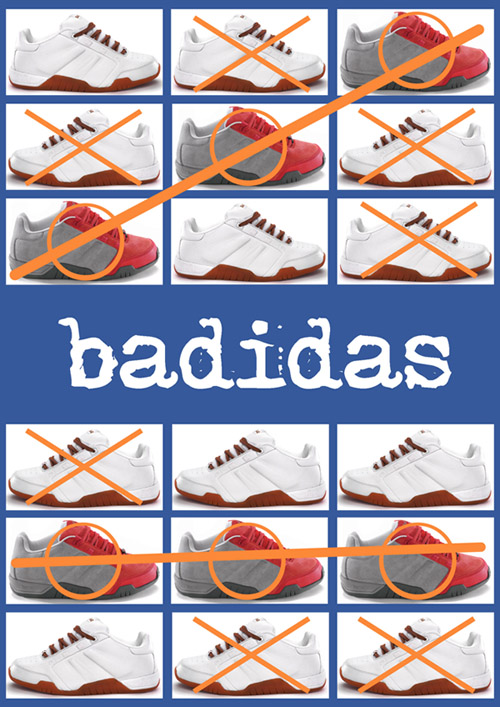 рекламный плакат badidas_2