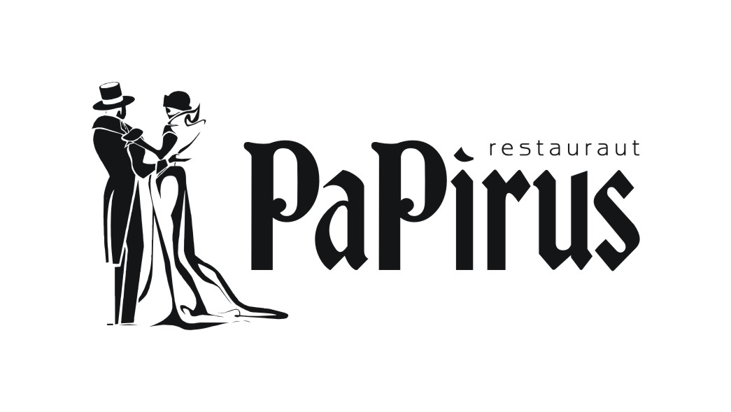 логотип для реторана Папирус