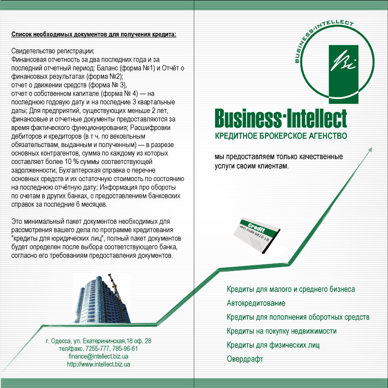 еще буклет компании &quot;Бизнес-Интеллект&quot;
