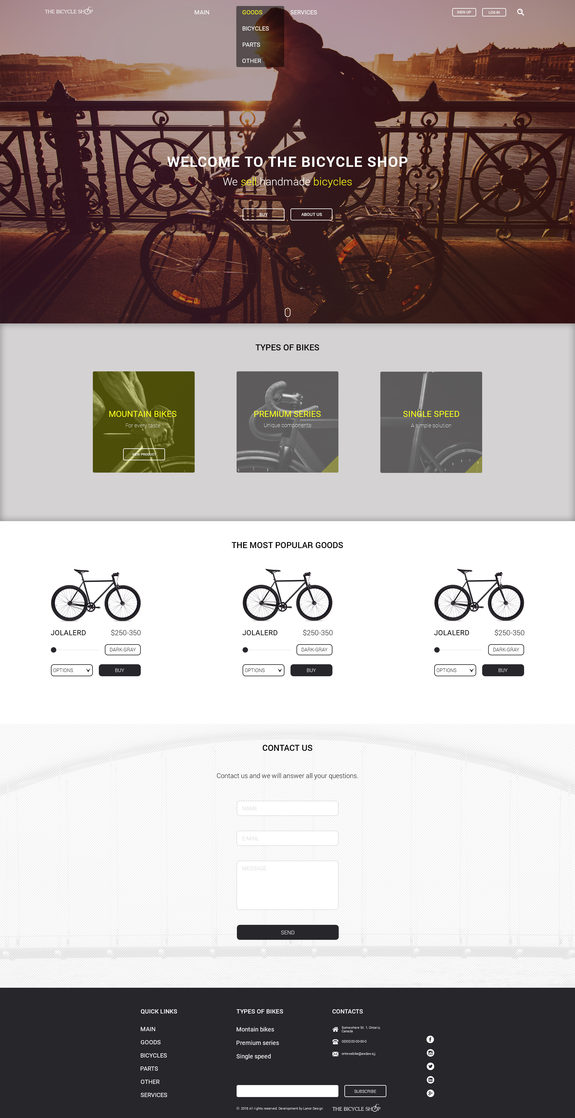 The Bicycle shop
