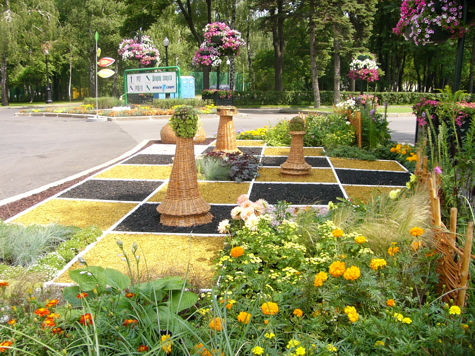 выставка цветников в Лужниках, 2006 г.
