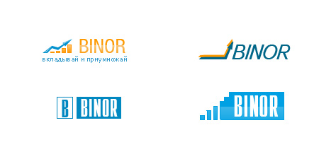 Варианты логотипов для binor.ru