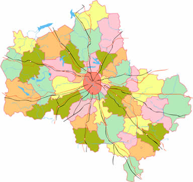 Интерактивная карта Московской обл.