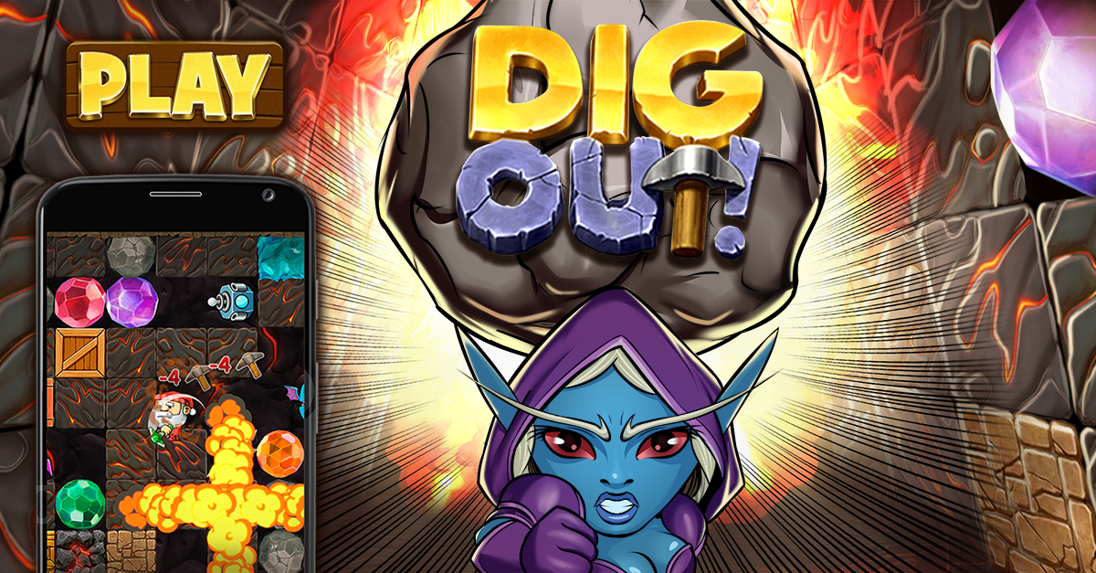 &quot;Dig out&quot; mobile game